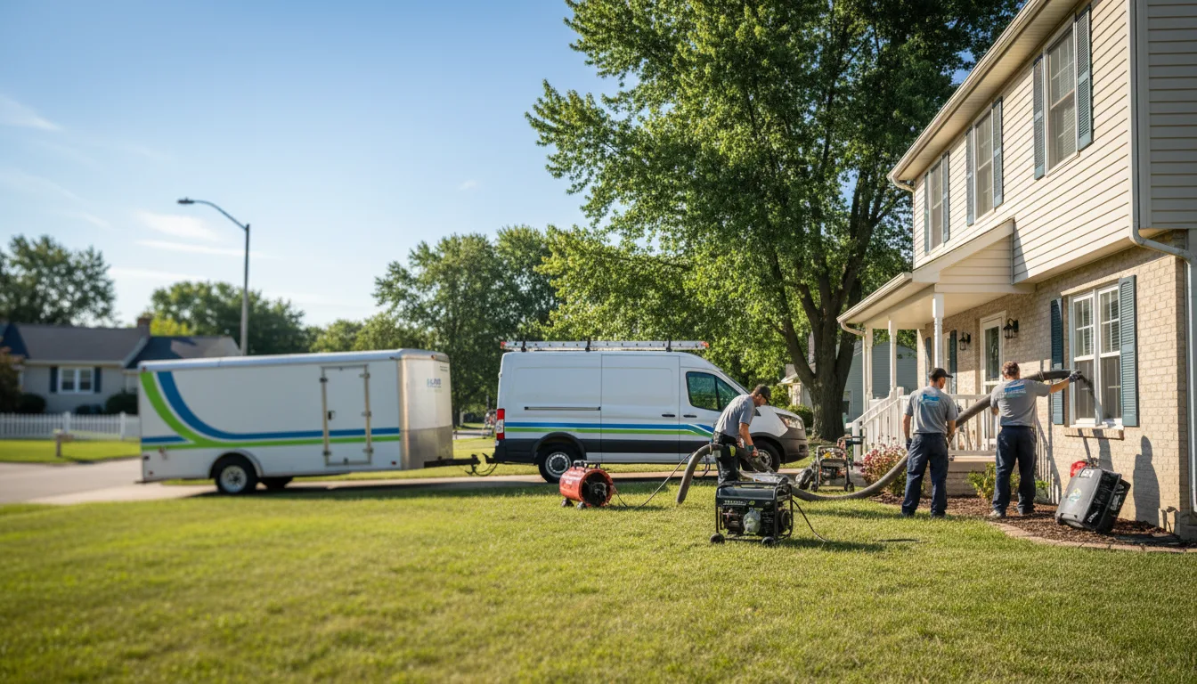 Flooded Basement Restoration And Cleanup With Repair in Dawson, IA near me